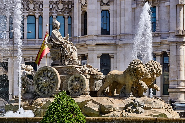 Imagen de la Fuente de Cibeles en Madrid